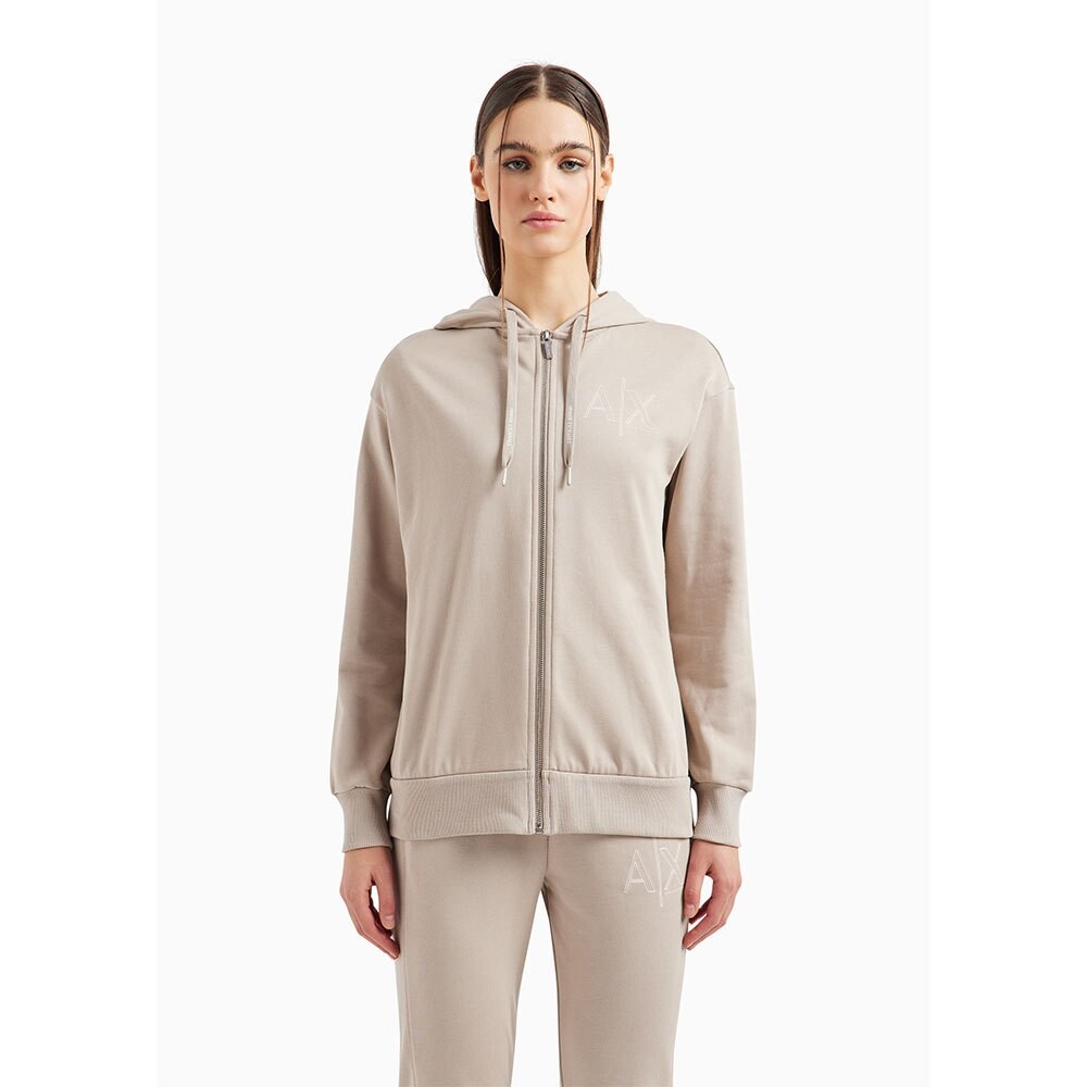 

Толстовка Armani Exchange 3DYM10_YJEBZ Full Zip, бежевый