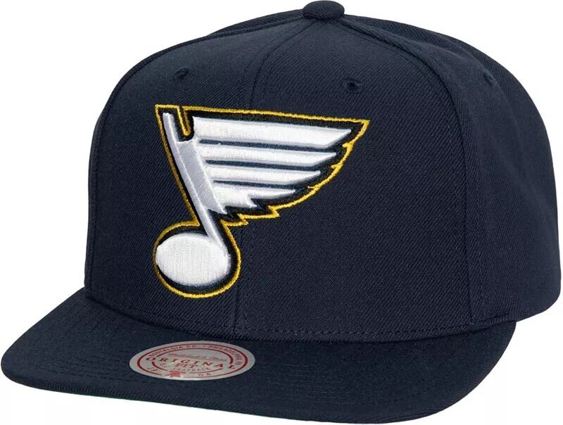 

Mitchell & Ness St. Louis Blues Альтернативная регулируемая кепка с откидной спинкой