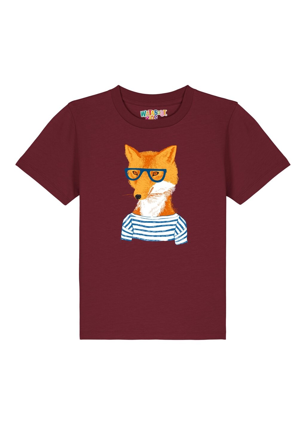 

Футболка с принтом FUCHS Watapparel, цвет burgundy