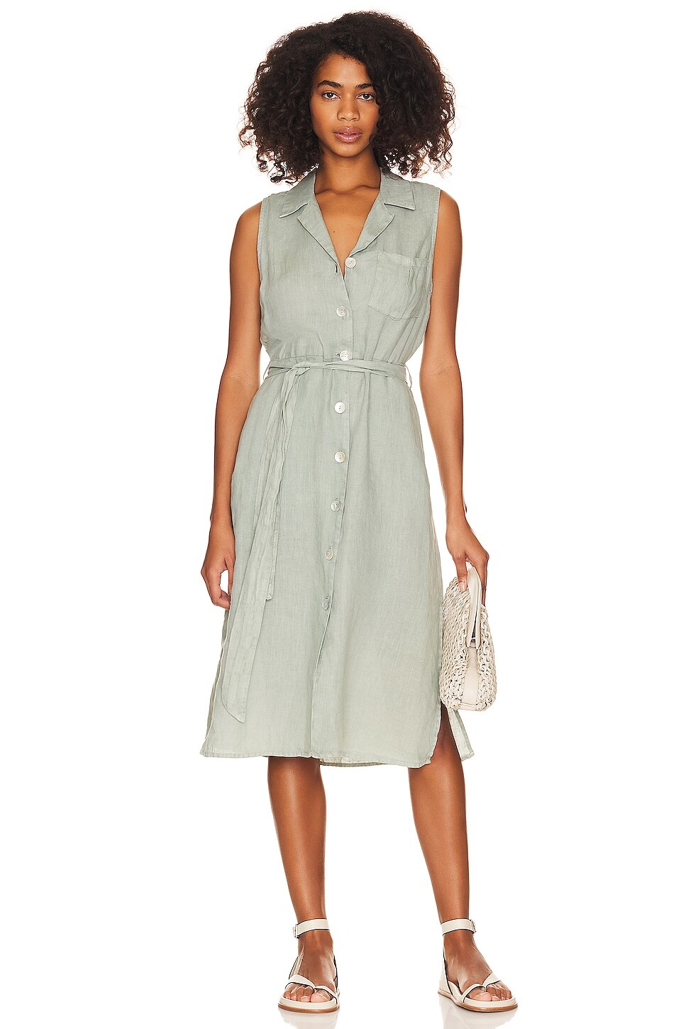

Платье Bella Dahl Sleeveless Shirt, цвет Oasis Green