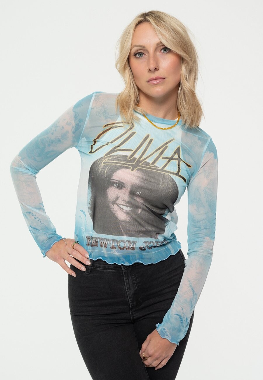 

Топ с длинными рукавами OLIVIA Paradiso Clothing, синий