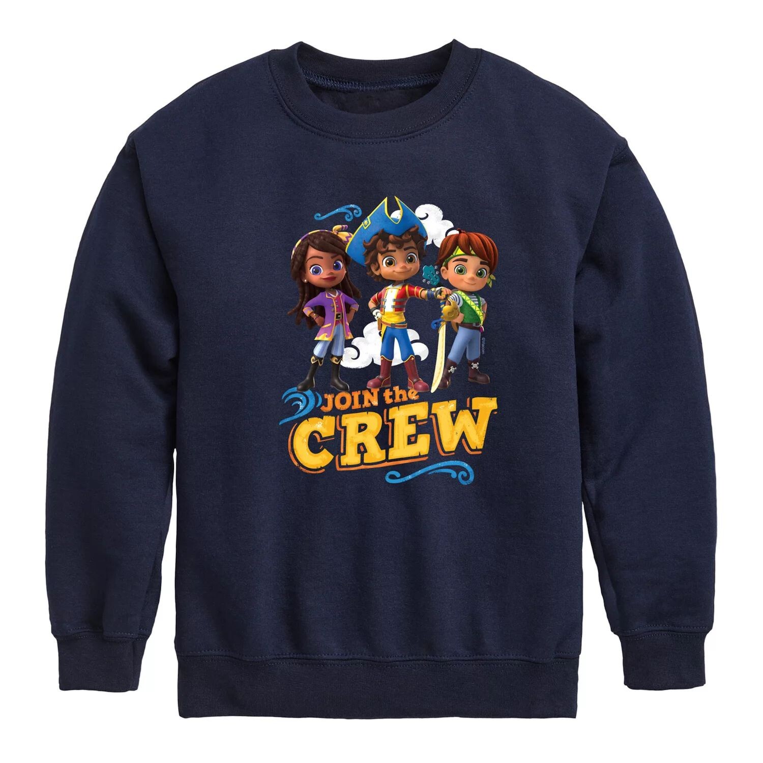 

Толстовка с рисунком экипажа Santiago Of The Seas для мальчиков 8–20 лет Licensed Character, синий