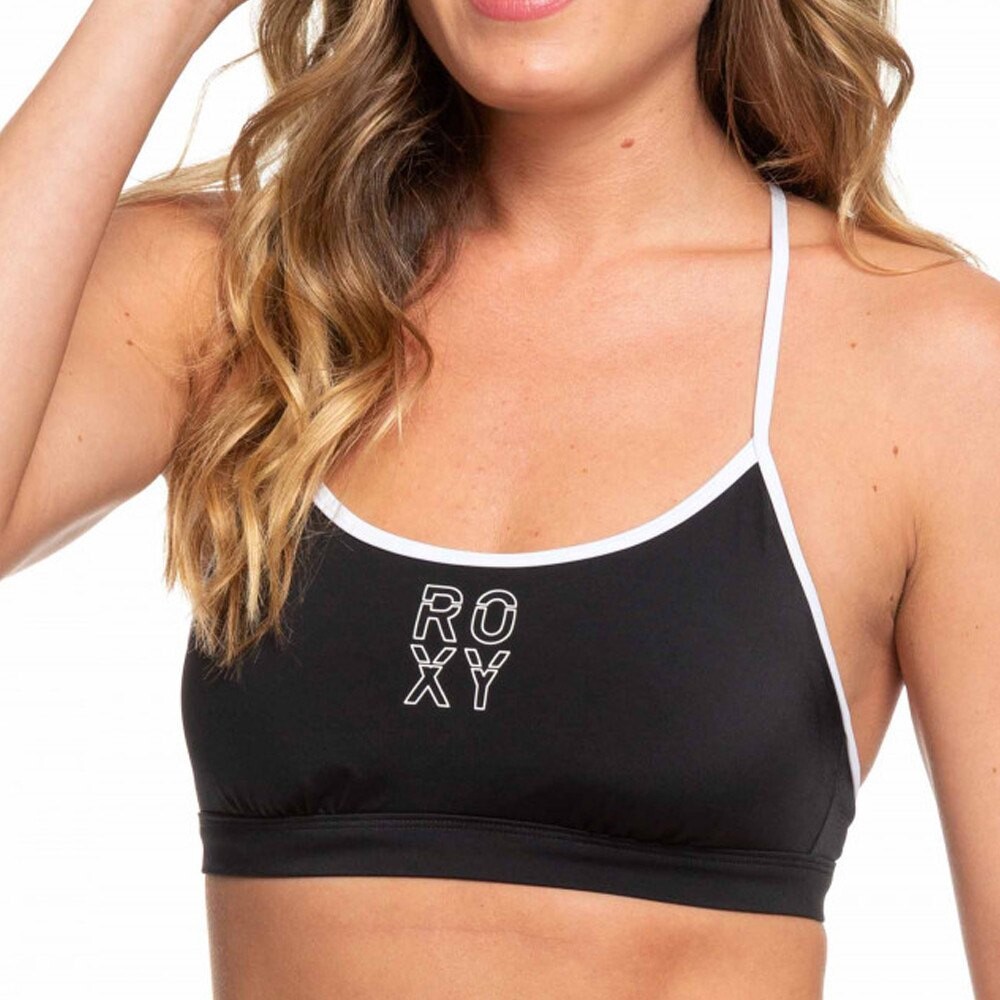 

Топ бикини Roxy Fitness Strappy Sport, черный