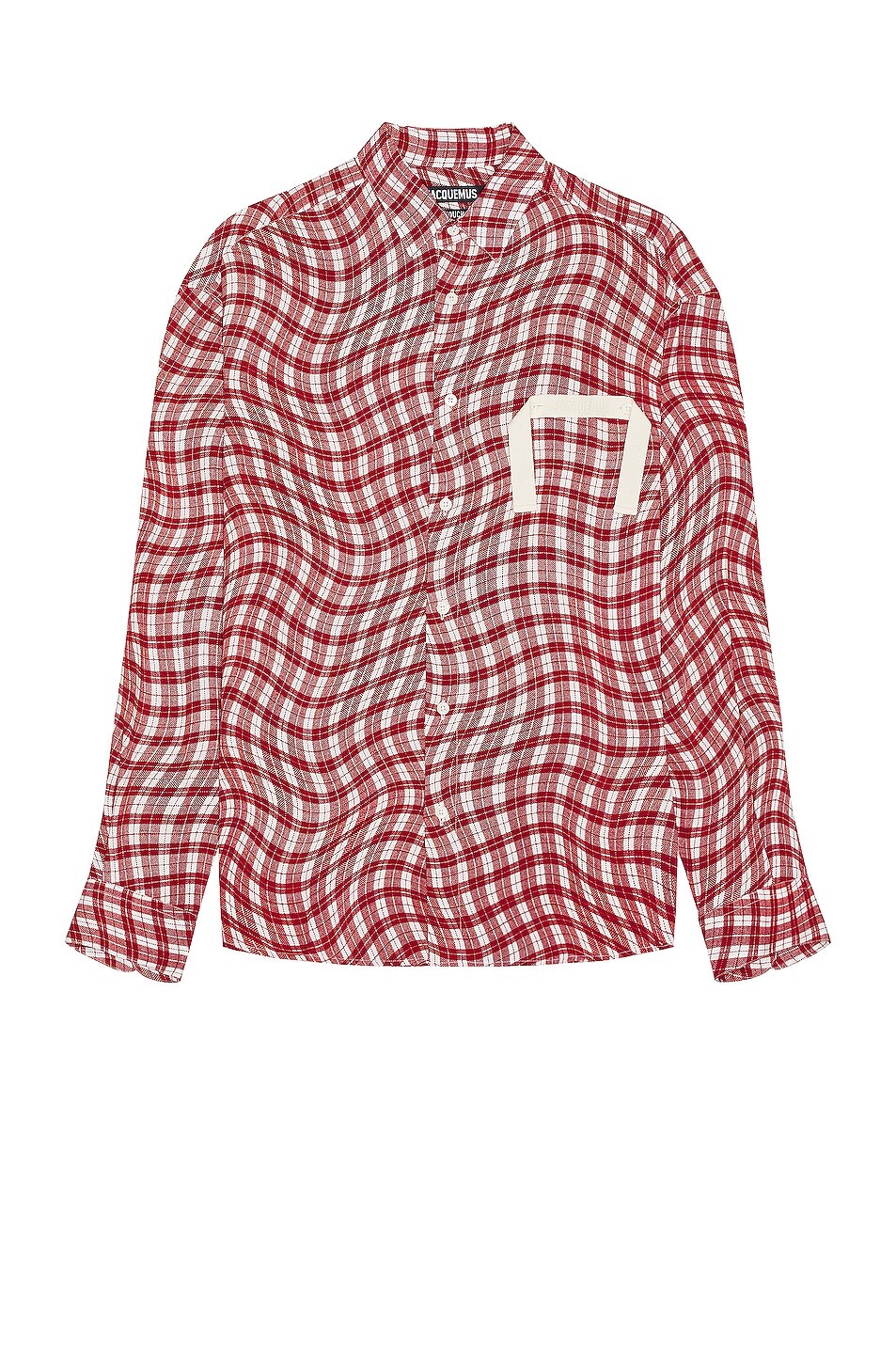 

Рубашка Jacquemus La Chemise Simon In, цвет Dark Red