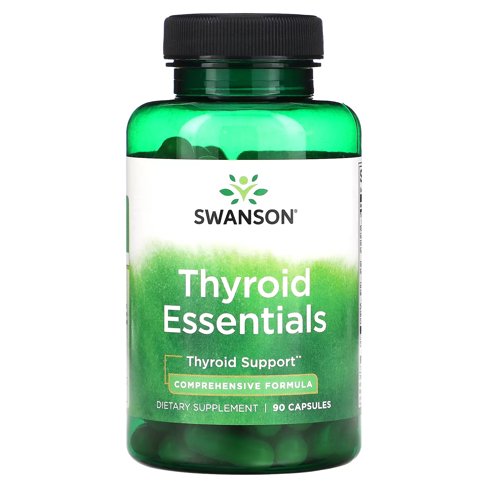 Пищевая добавка Swanson Thyroid Essentials, 90 капсул swanson colon essentials 90 капсул