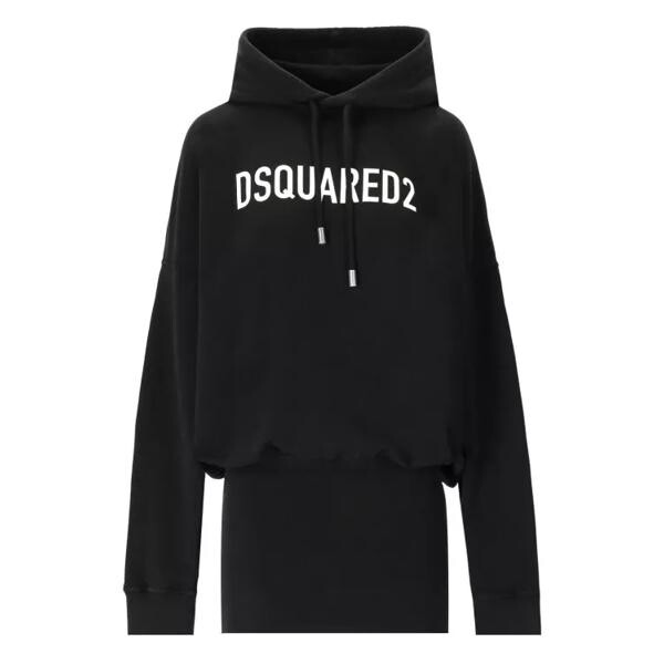 

Платье hooded dress Dsquared2, черный