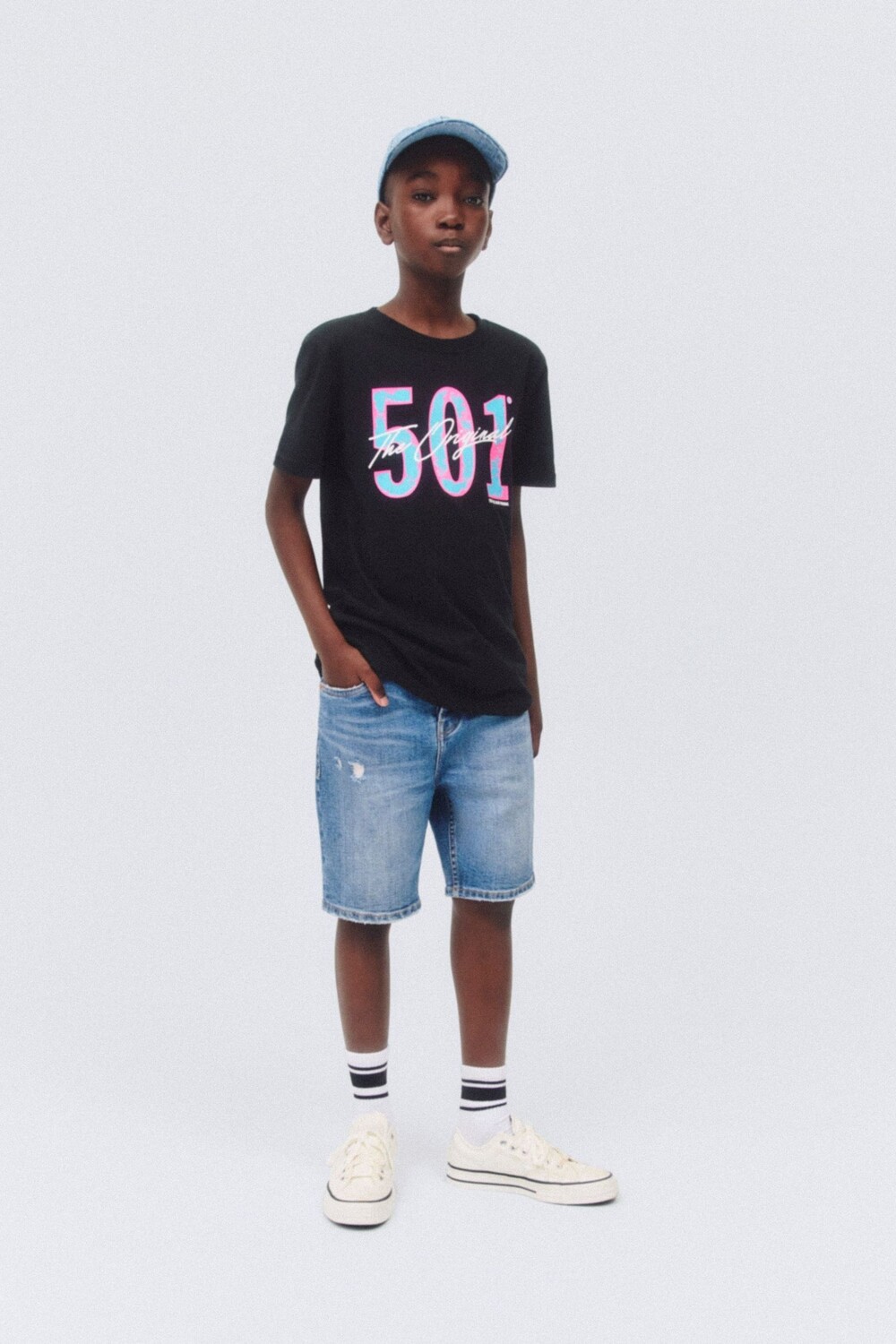 

501 Футболка с логотипом Levi's, черный