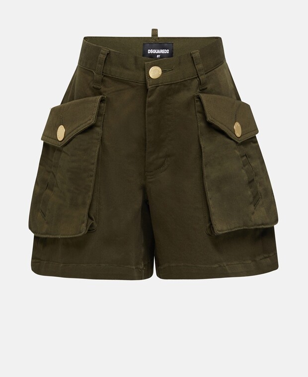 

Грузовые шорты Dsquared2, цвет Moss