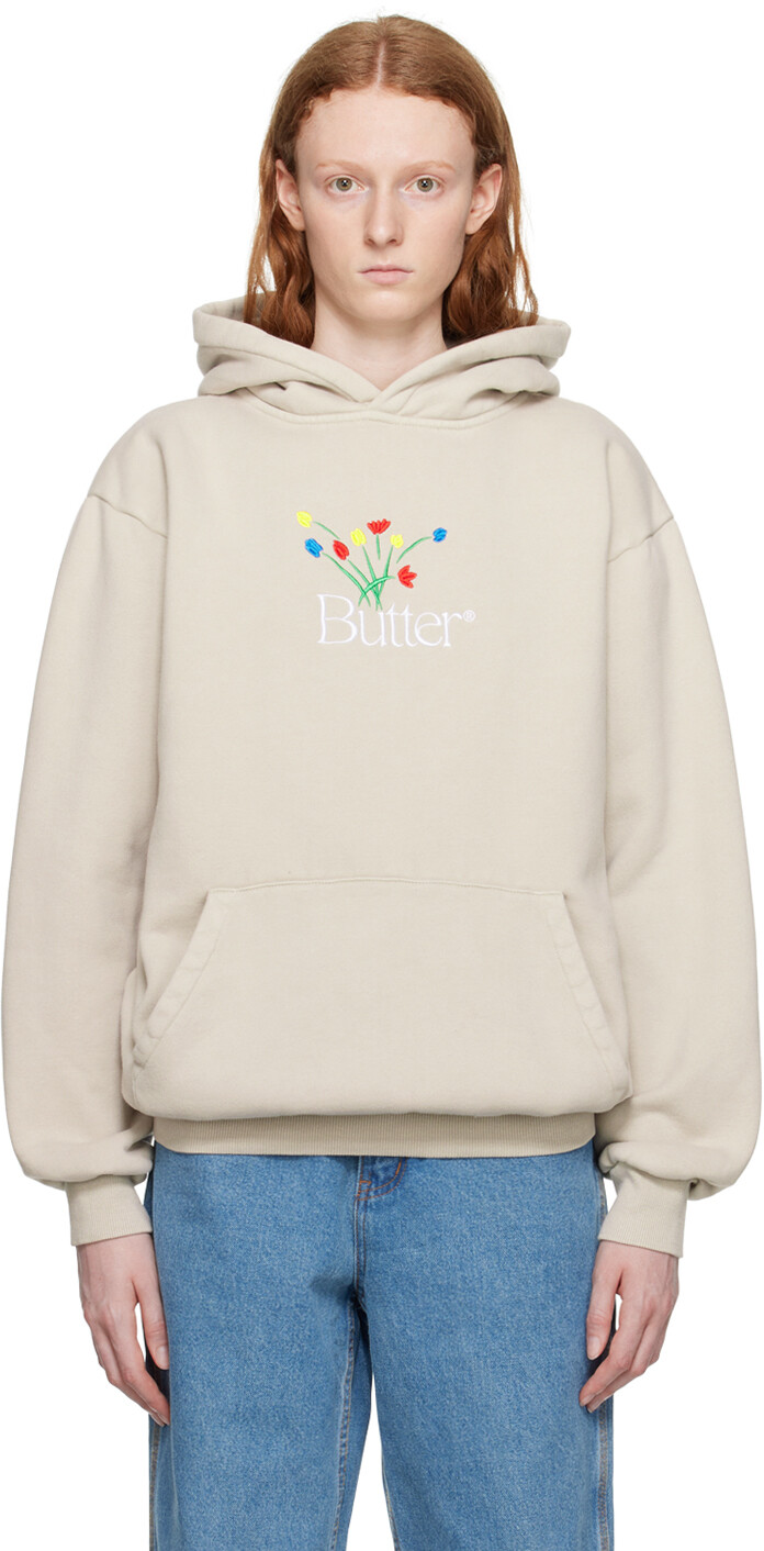 

Толстовка с капюшоном Butter Goods Taupe Bouquet
