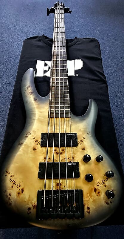 

Басс гитара ESP LTD B-5 EBONY 2023 - Charcoal Burst Satin