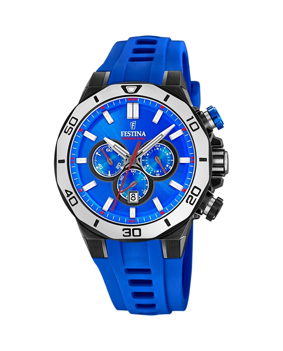 

F20450/7 Chrono Sport Синие резиновые мужские часы Festina, синий