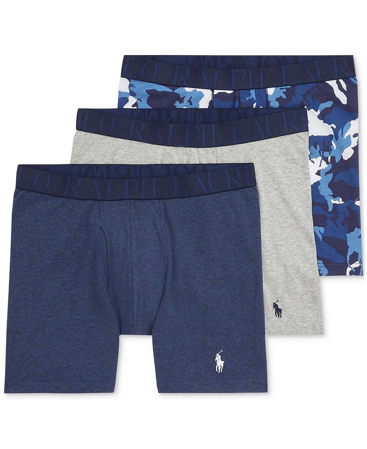 

Мужские 3-комп. Эластичные боксеры классического кроя Polo Ralph Lauren