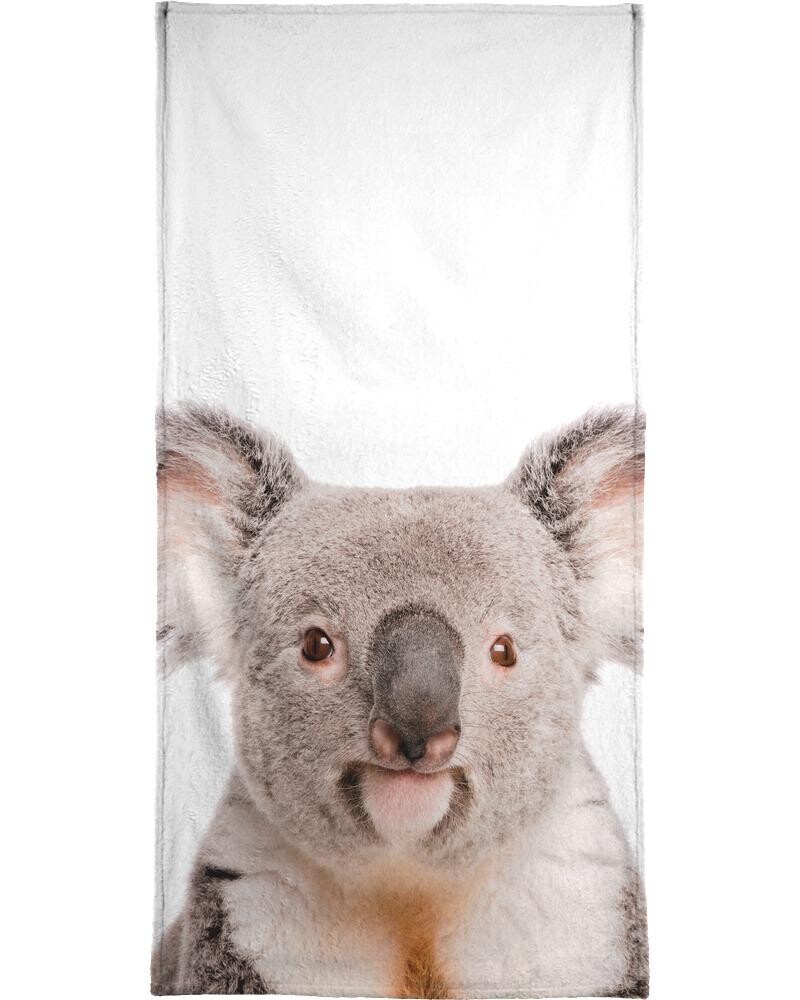 

Полотенце для ванной Juniqe Koala, цвет Cremeweiß & Grau