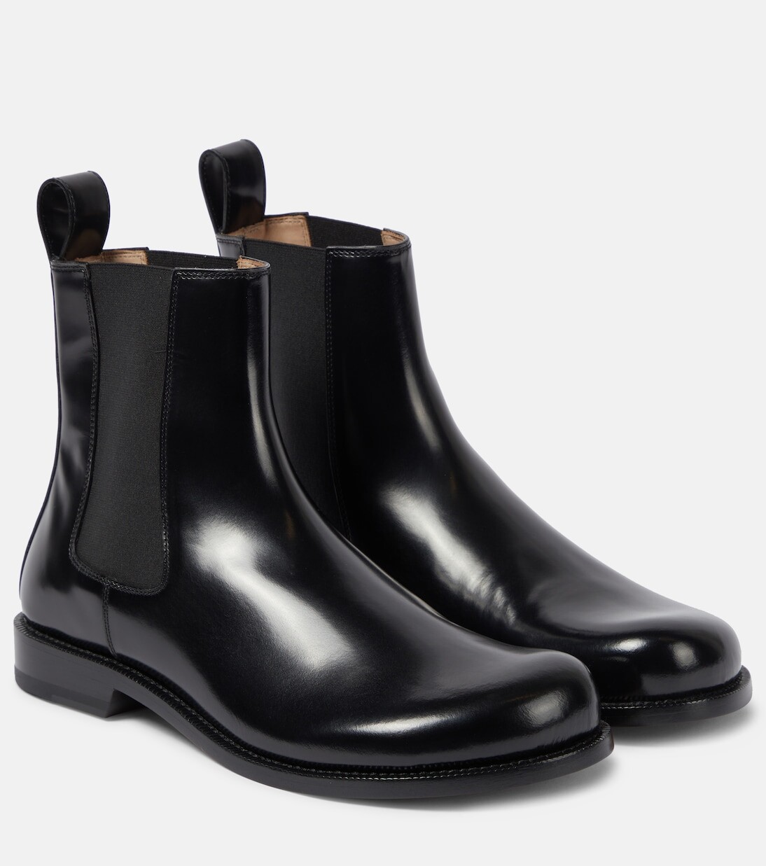 Кожаные ботинки челси campo Loewe, черный