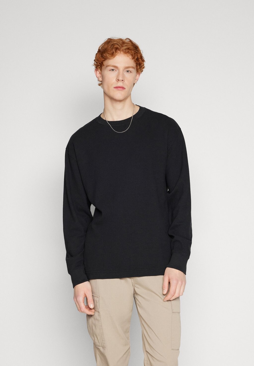 

Футболка с длинными рукавами Long-Sleeve Waffle Tee Abercrombie & Fitch