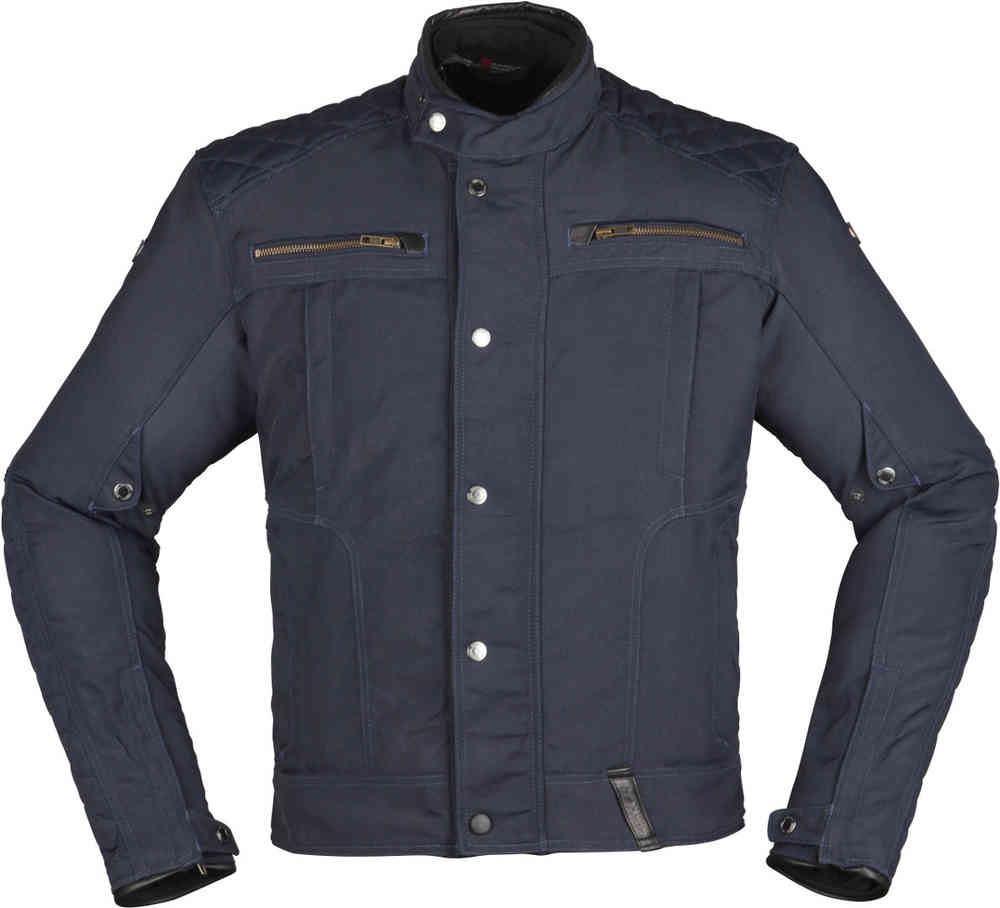 Мотоциклетная текстильная куртка Thiago Modeka, темно-синий мотоциклетная текстильная куртка khao air modeka черный серый неоновый