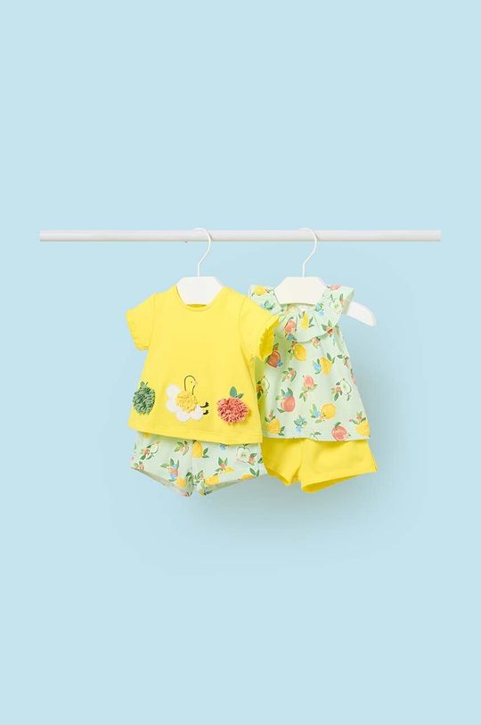 Mayoral Newborn Комплект одежды для новорожденных, желтый
