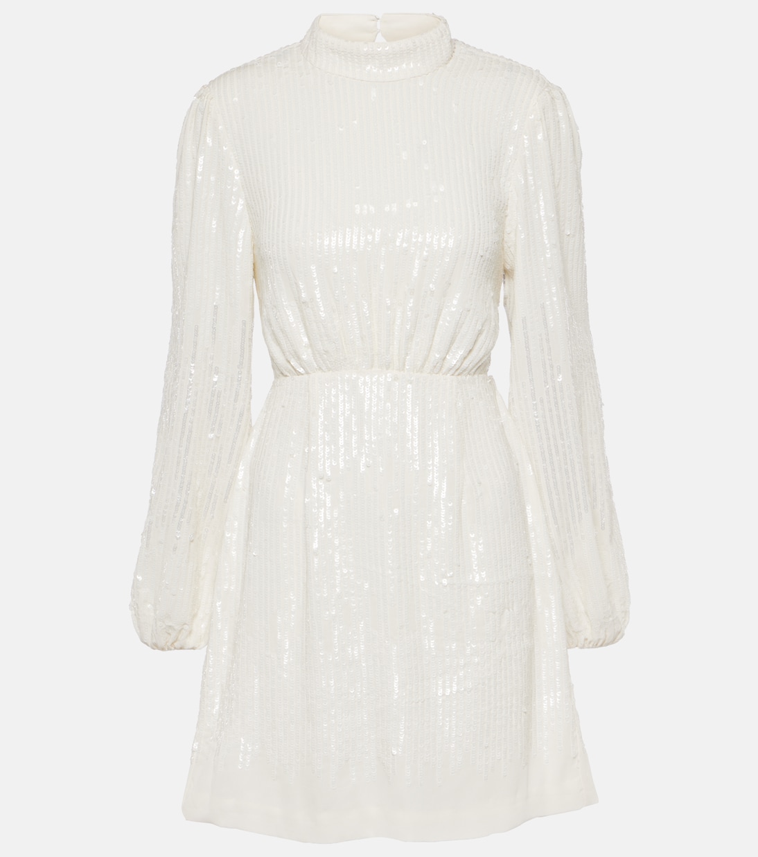 Свадебное мини-платье lara с пайетками Rixo, белый