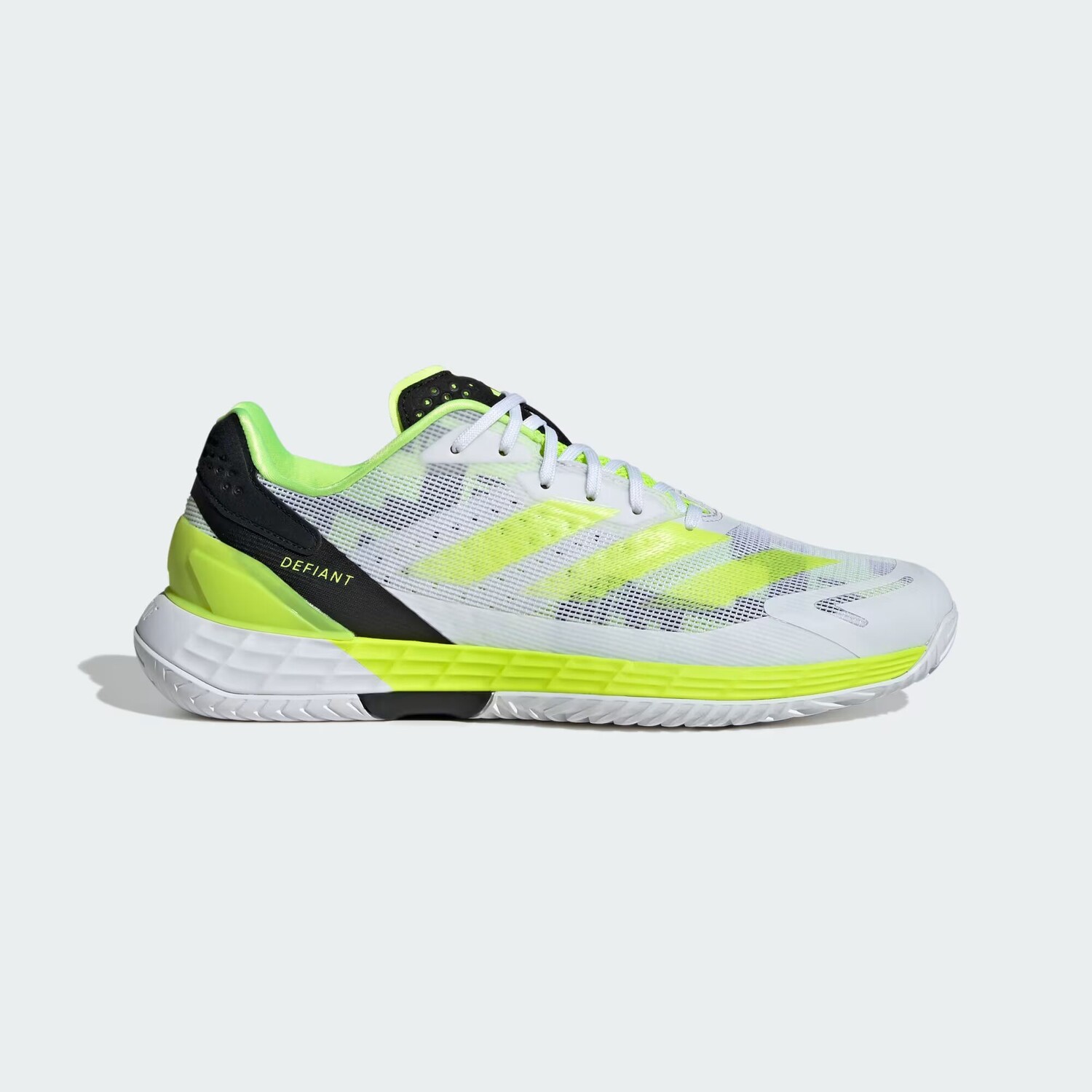 

Теннисные туфли Defiant Speed ​​2 Adidas, цвет Cloud White/Lucid Lemon/Core Black