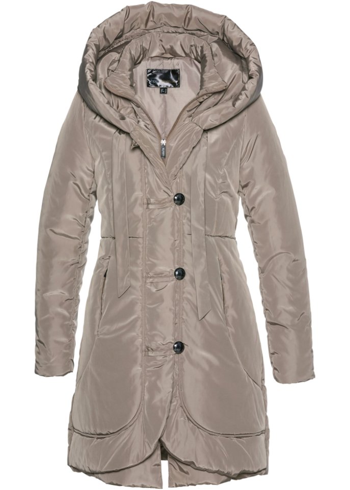 цена Короткое стеганое пальто Bpc Selection, коричневый