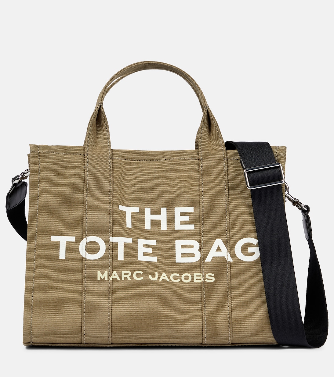 Большая холщовая сумка среднего размера. Marc Jacobs, зеленый большая холщовая сумка среднего размера marc jacobs зеленый