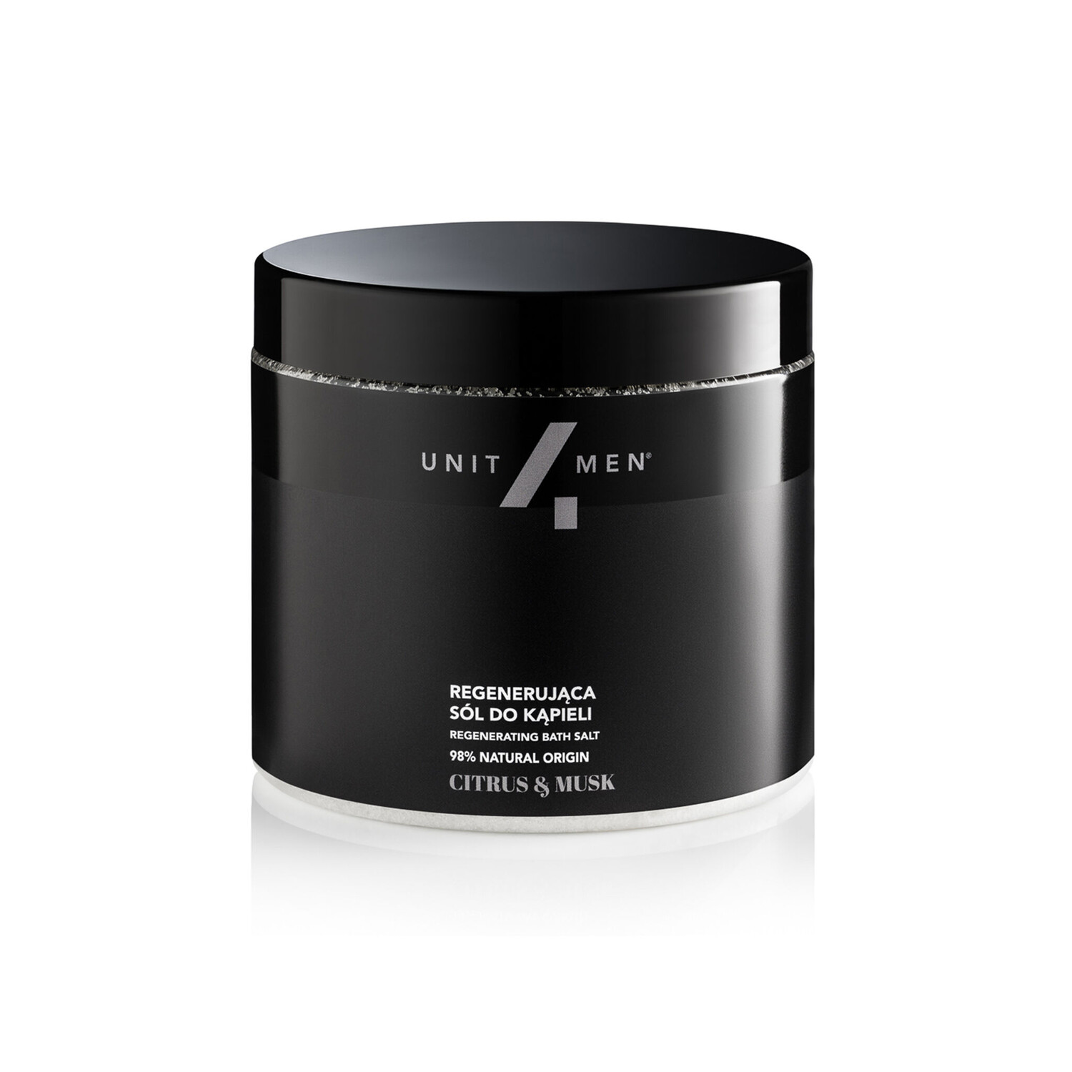 

Регенерирующая соль для ванн Unit4Men Citrus&Musk, 700 гр
