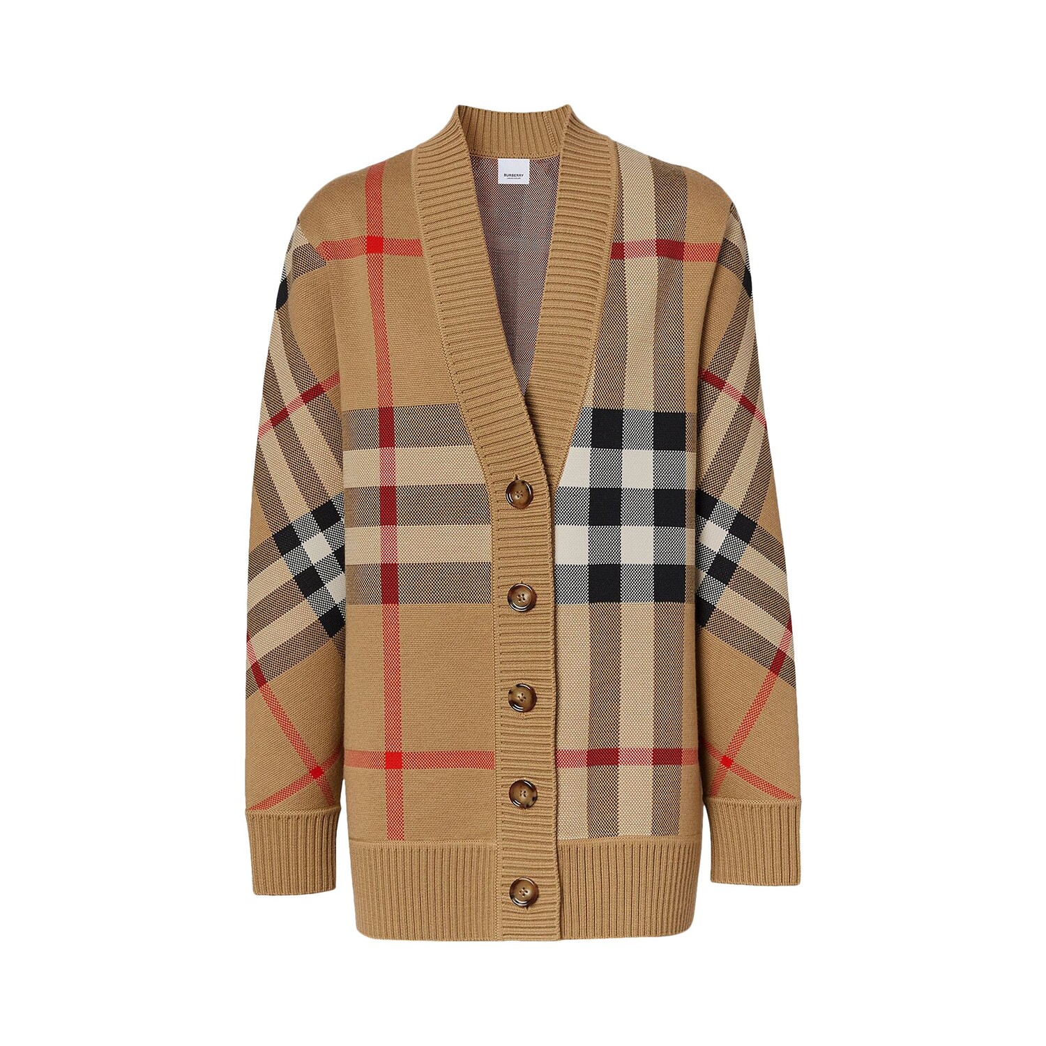 

Кардиган оверсайз Burberry, цвет Архивный бежевый