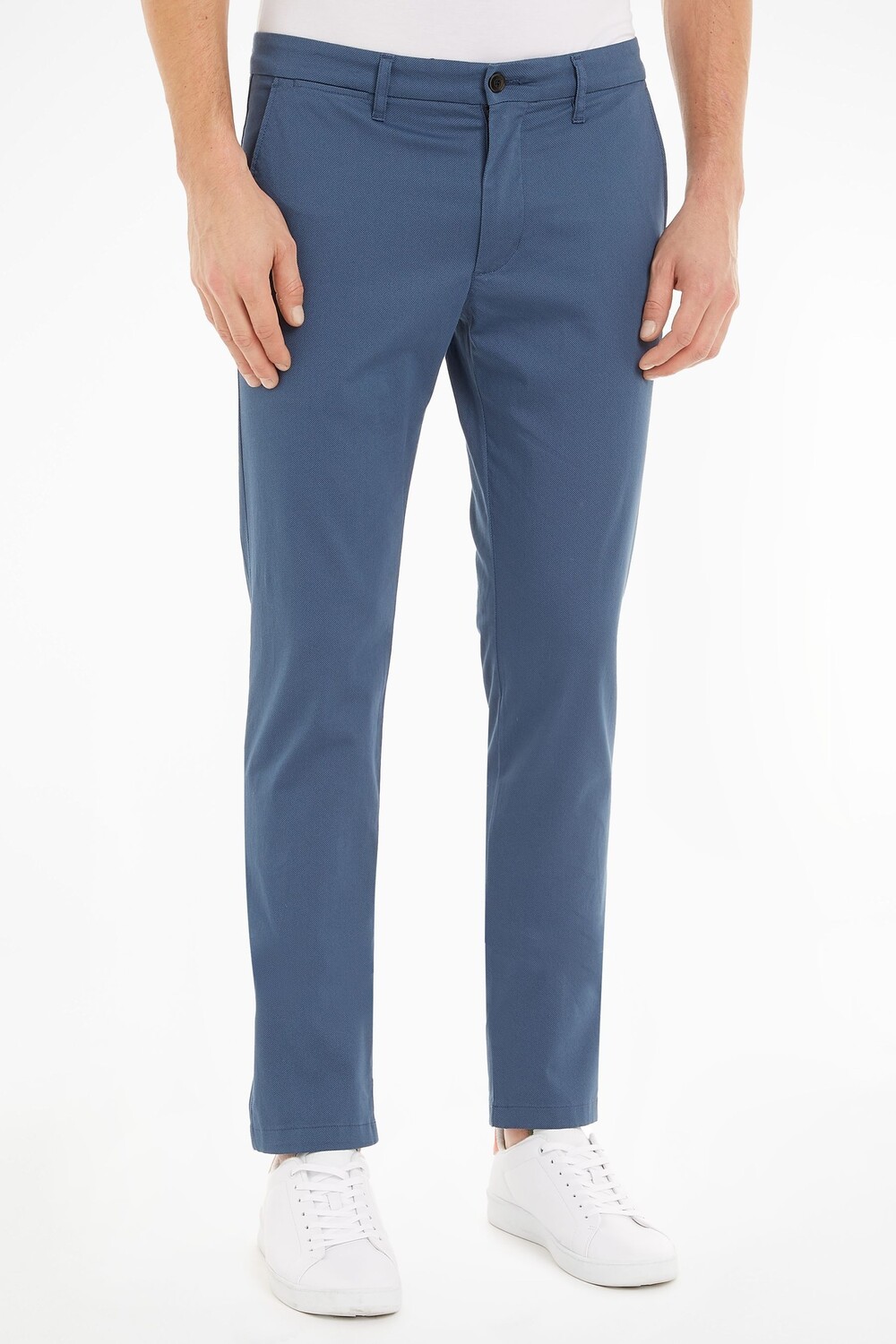 

Синие брюки-чиносы Bleecker Tommy Hilfiger, синий