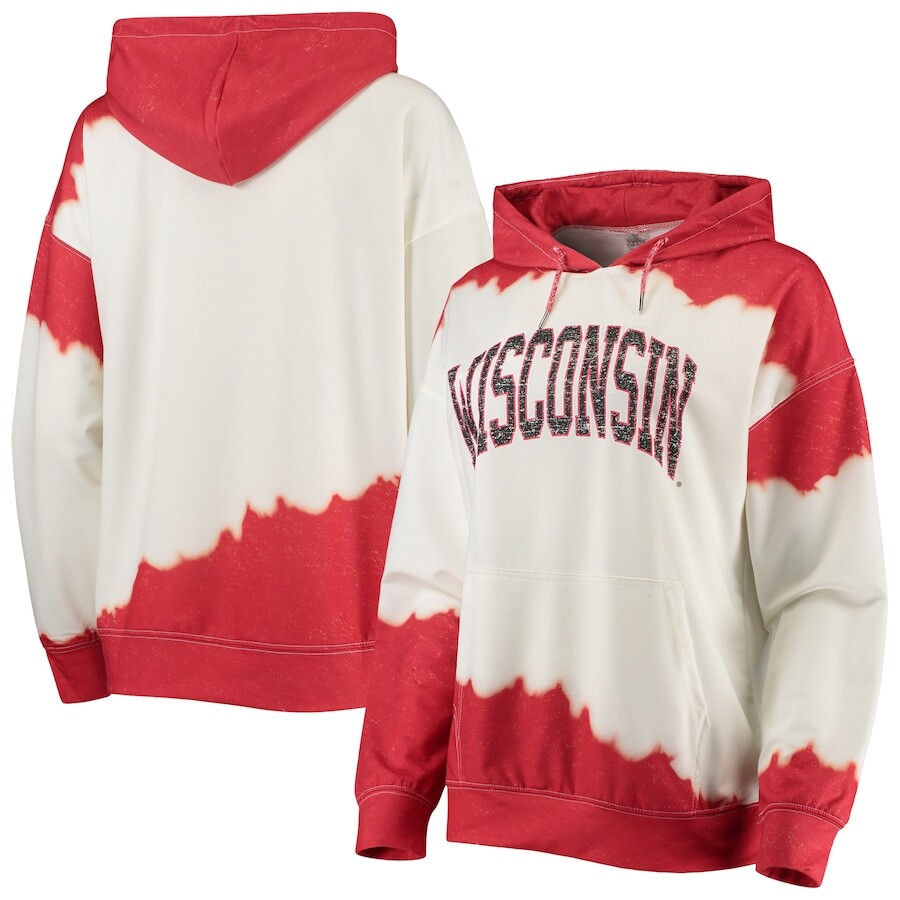 

Пуловер с капюшоном Gameday Couture Wisconsin Badgers, белый