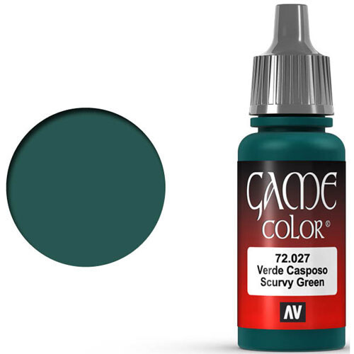

Миниатюра Vallejo Vallejo Game Color: Scurvy Green (17ml)