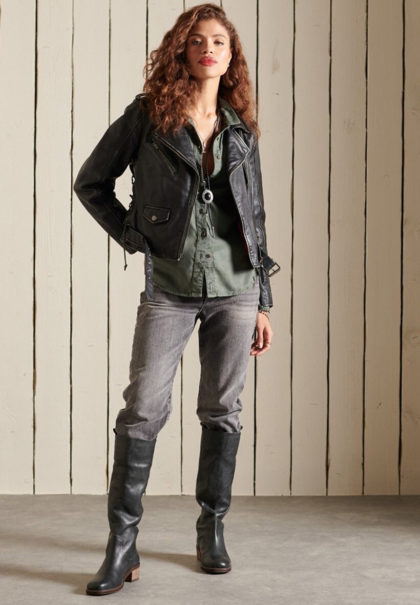 

Рубашка Superdry, цвет thyme