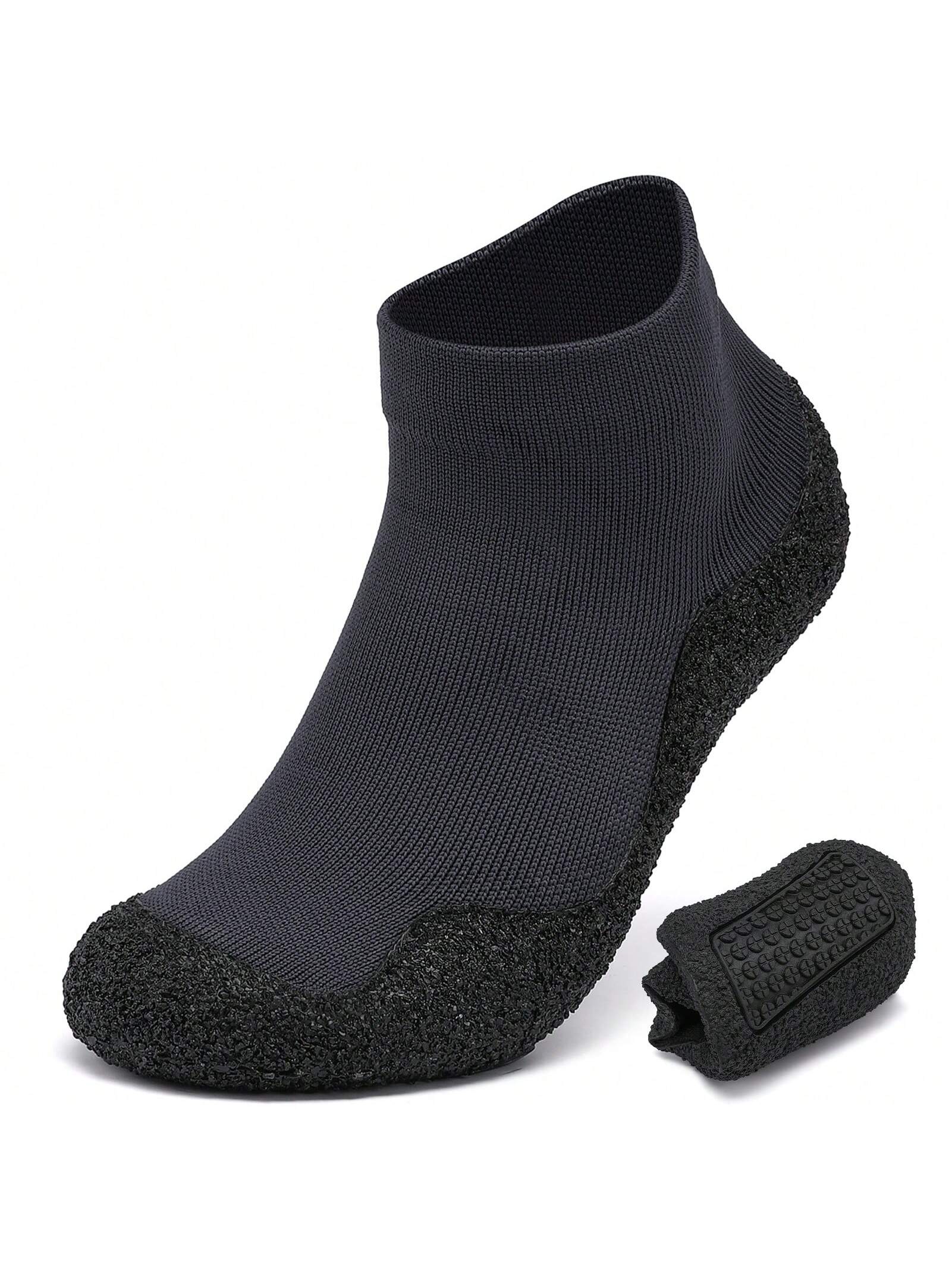 Минималистские туфли-носки для мужчин и женщин | Легкая обувь для ходьбы с нулевым падением | Многоцелевой, серый
