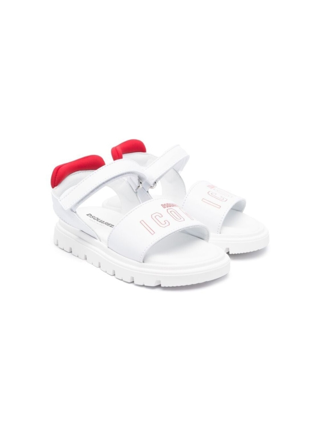 

DSQUARED2 KIDS сандалии с логотипом Icon, белый