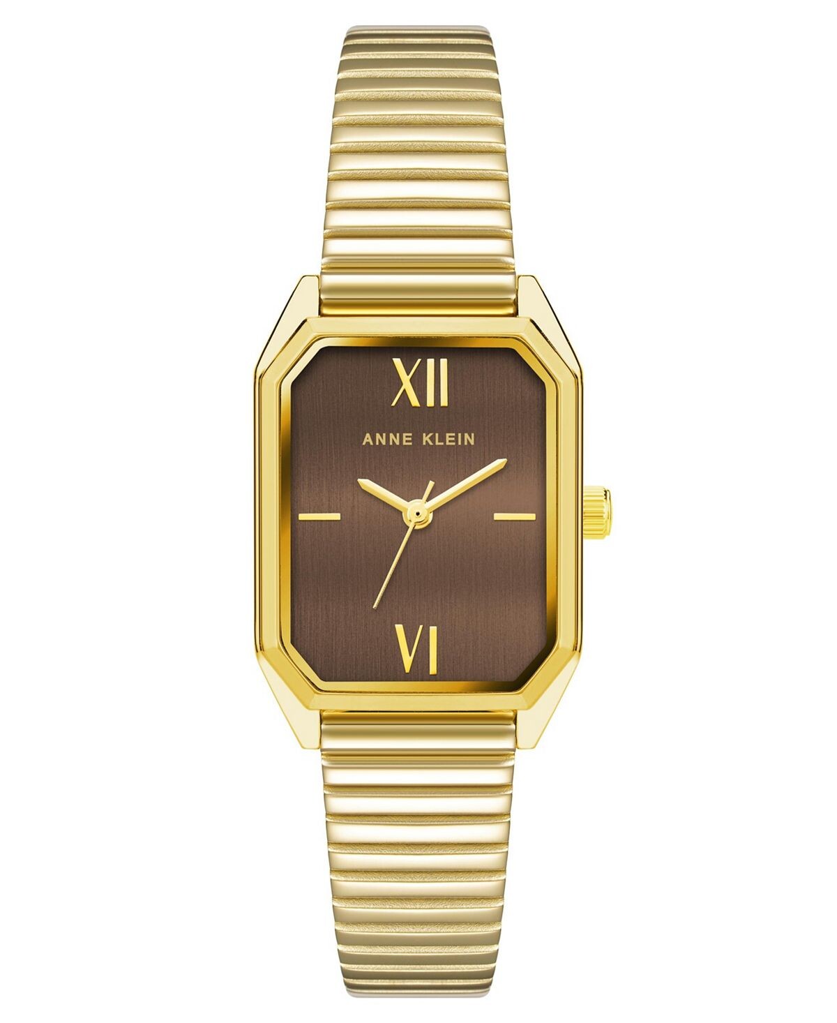 

Женские золотистые часы-браслет из металла, 24 мм Anne Klein, золотой