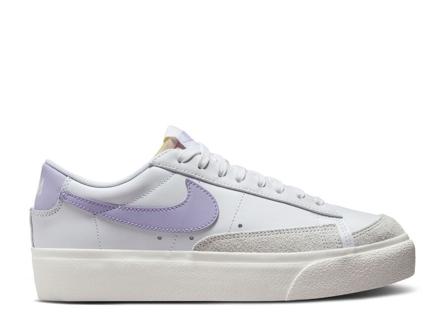 

Кроссовки Nike Wmns Blazer Low Platform 'White Lilac Bloom', белый