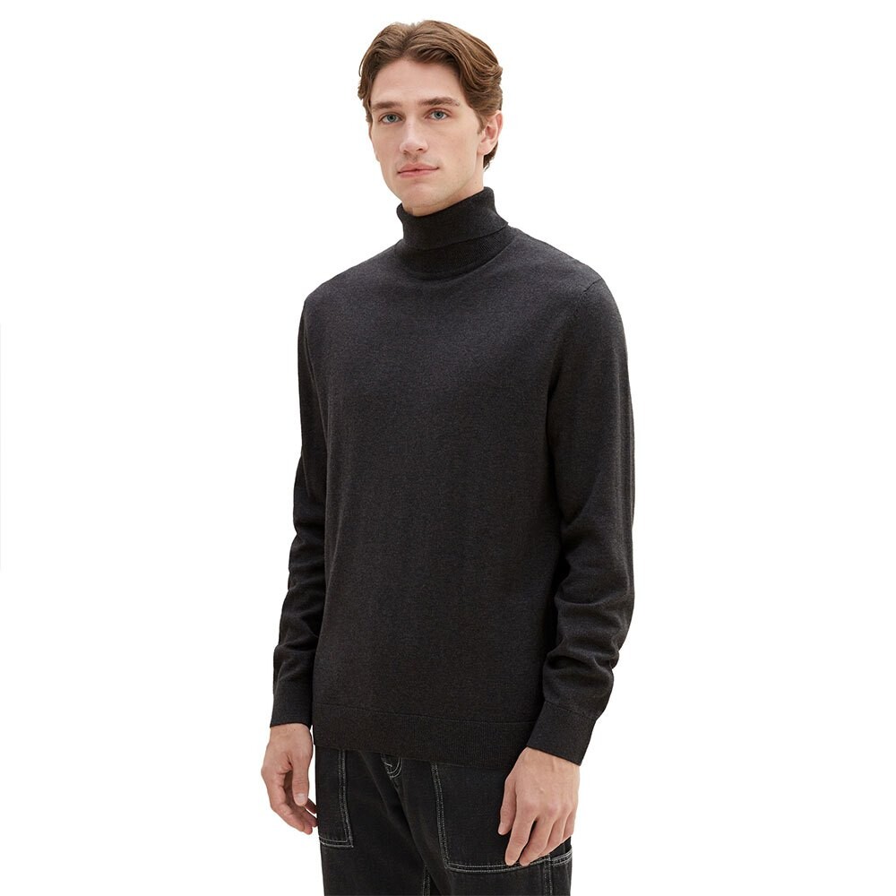 

Свитер Tom Tailor 1038202 Basic Knit Turtle Neck, черный