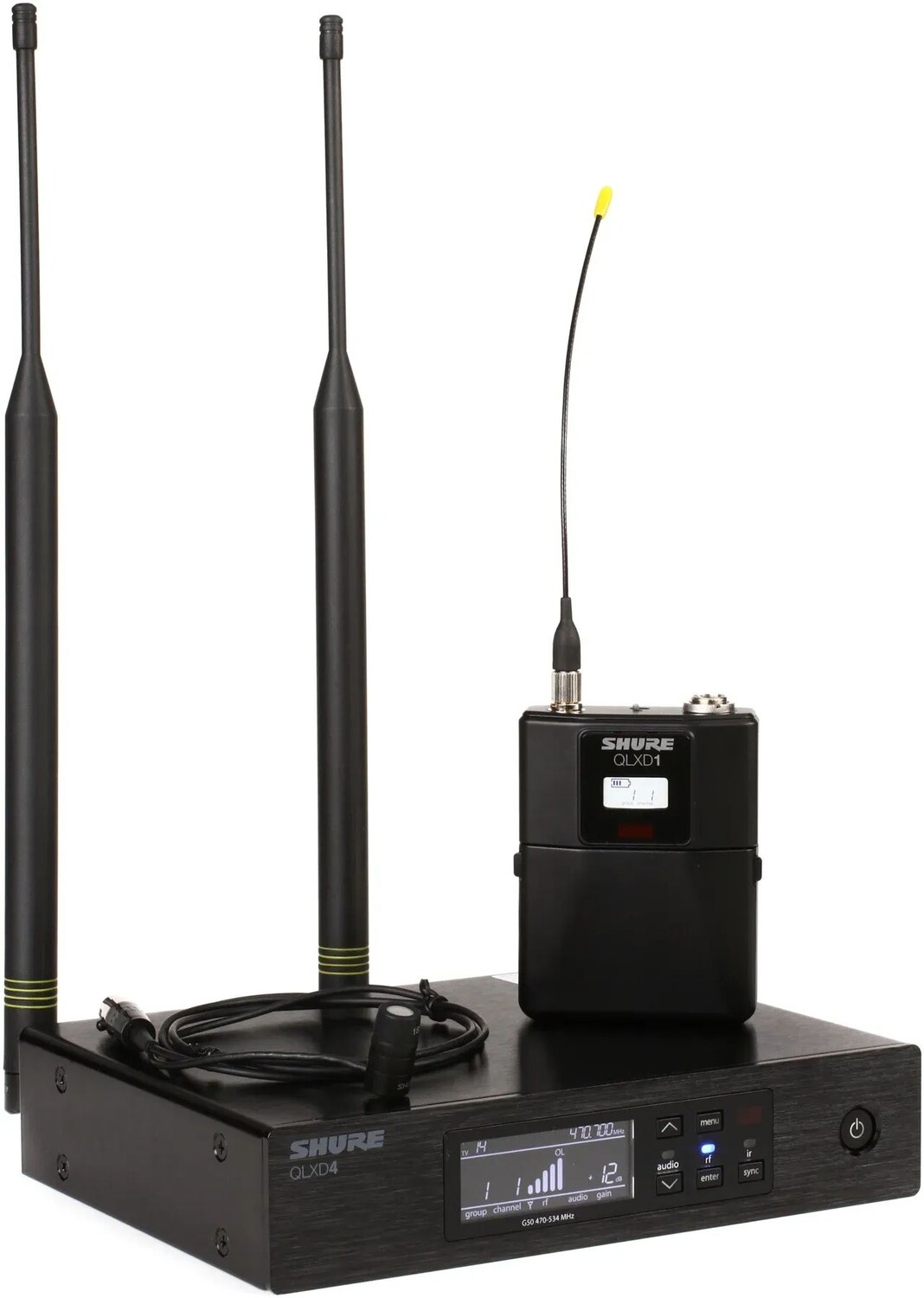 

Беспроводная петличная микрофонная система Shure QLXD14/83 — диапазон G50