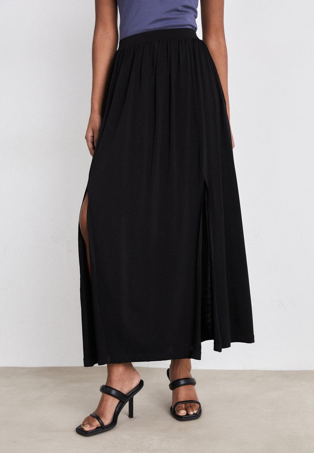 

Юбка макси CASANDRA SKIRT AllSaints, черный
