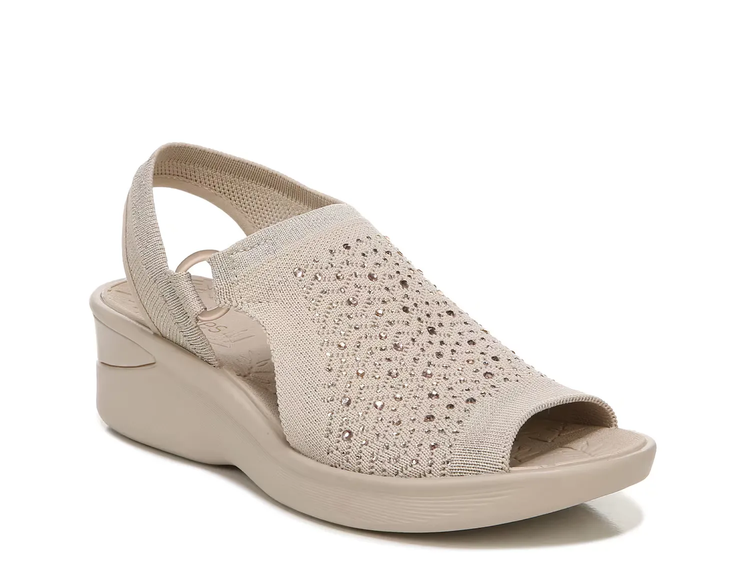 

Босоножки Star Bright Wedge Sandal Bzees, цвет champagne