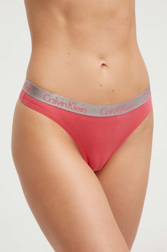 Шлепки Calvin Klein Underwear, розовый шлепки calvin klein underwear синий