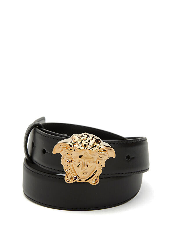 

Женский кожаный ремень Versace, черный
