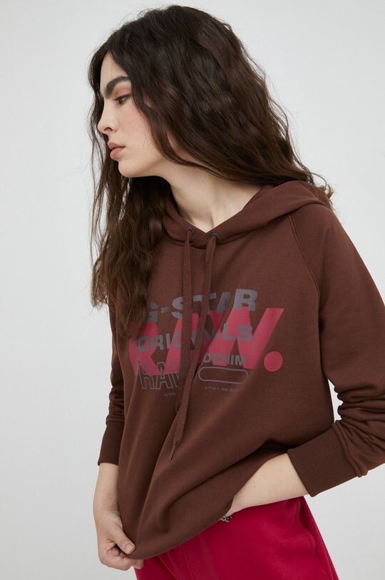 

Фуфайка G-Star Raw, коричневый
