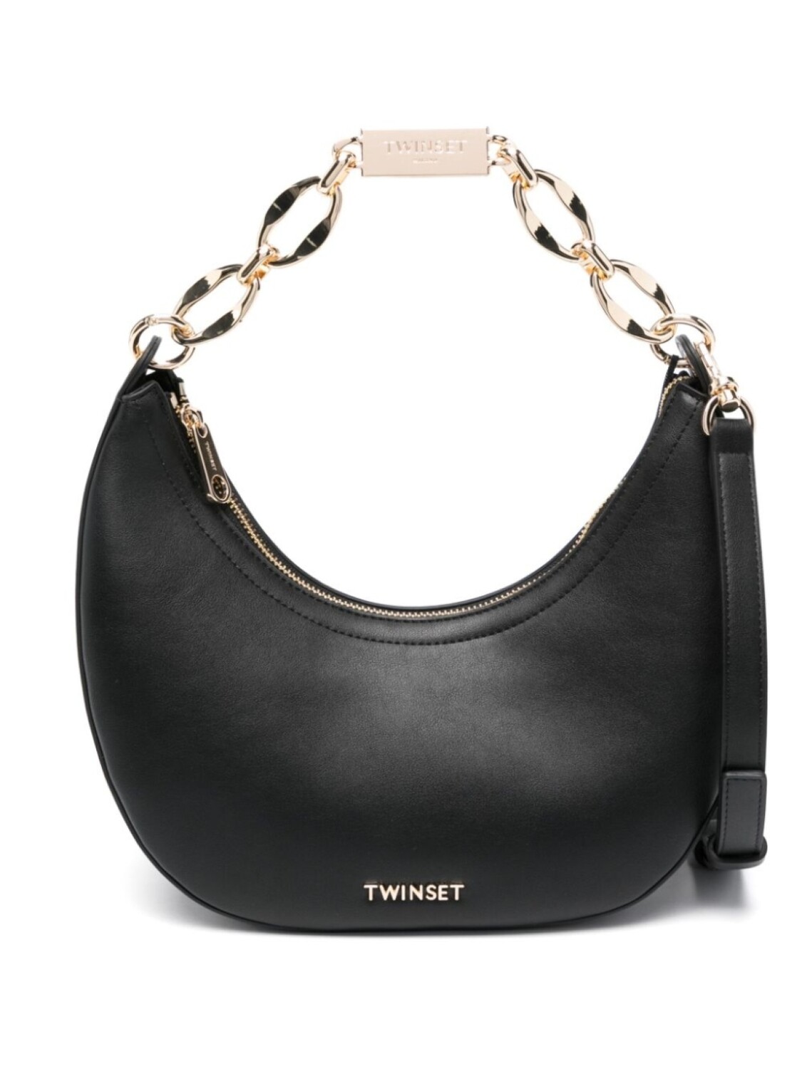 

TWINSET сумка через плечо с логотипом, черный
