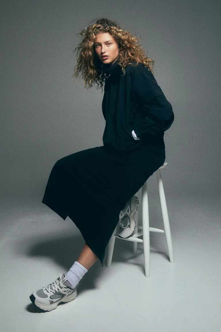 

Юбка-карандаш из джерси H&M, черный