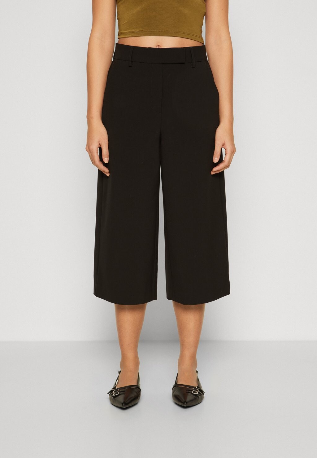 

Брюки VMWAVE CULOTTE Vero Moda Petite, цвет black