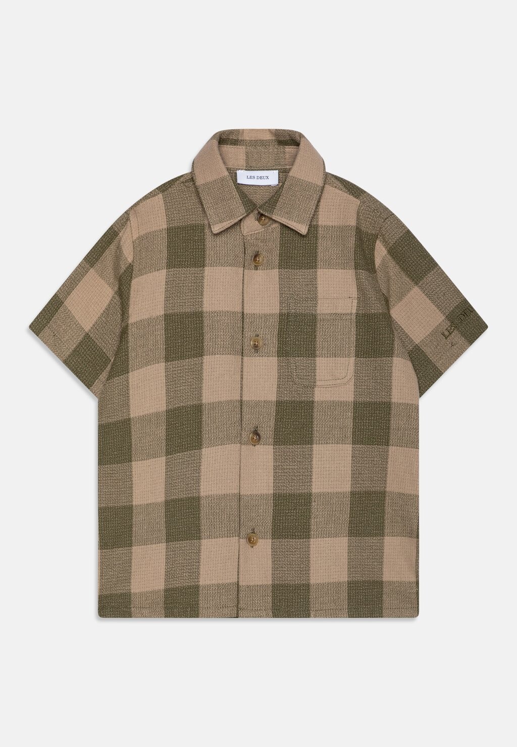 

Рубашка Les Deux, оливковая ночь/светлый пустынный песок Hank Shirt Kids