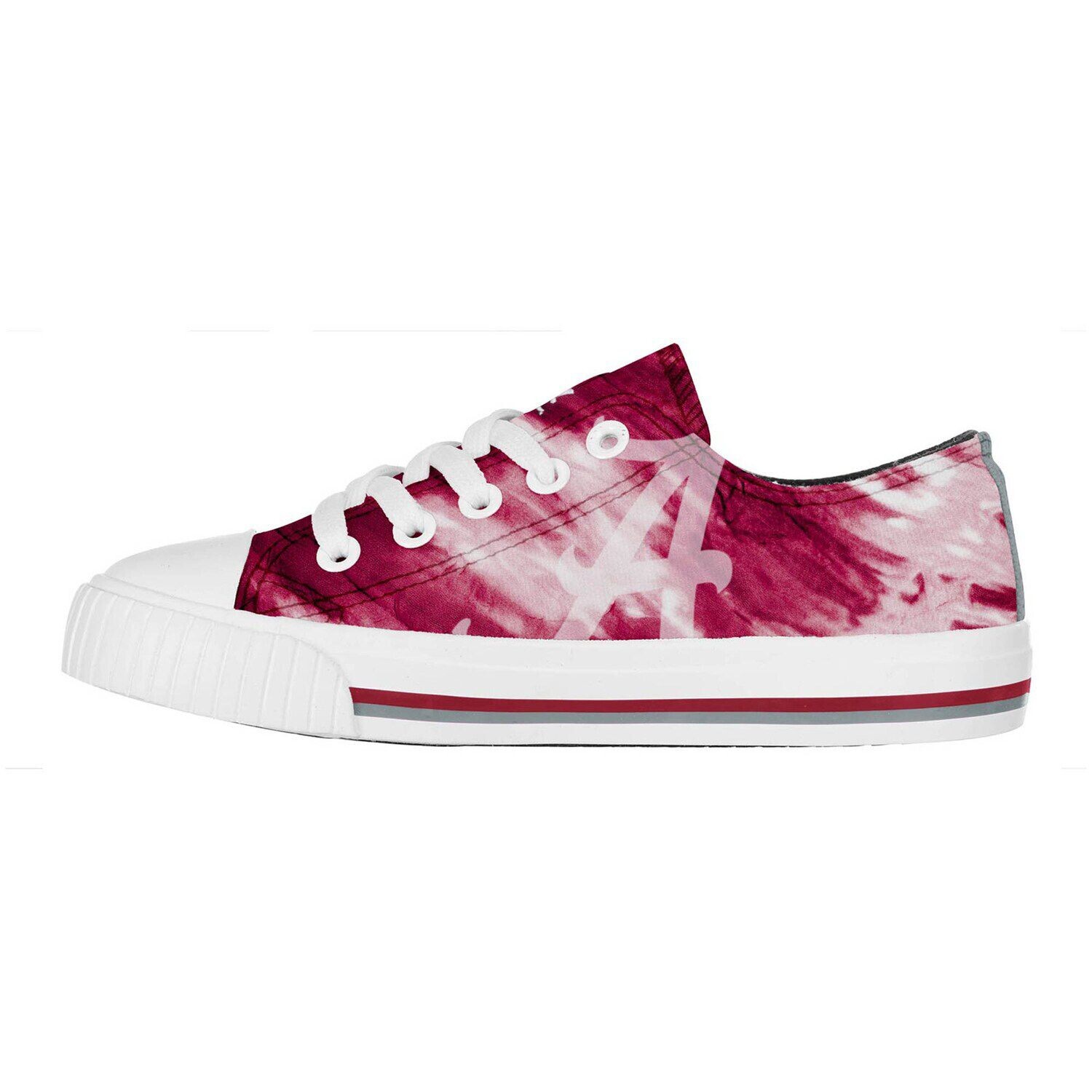 

Молодежные парусиновые кроссовки FOCO Alabama Crimson Tide Tie-Dye Unbranded