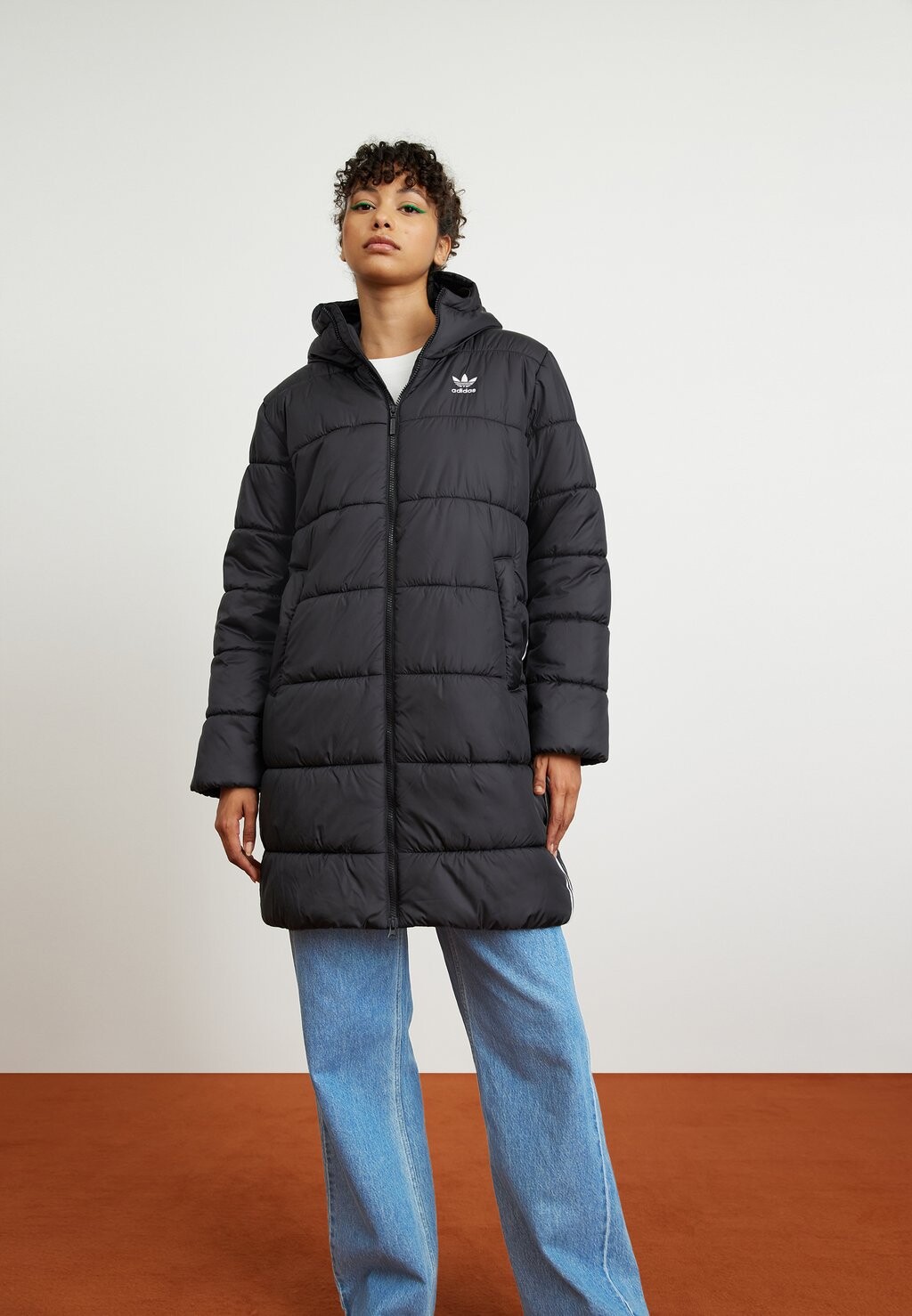 

Платье зимнее adidas Originals ADICOLOR LONG, черный