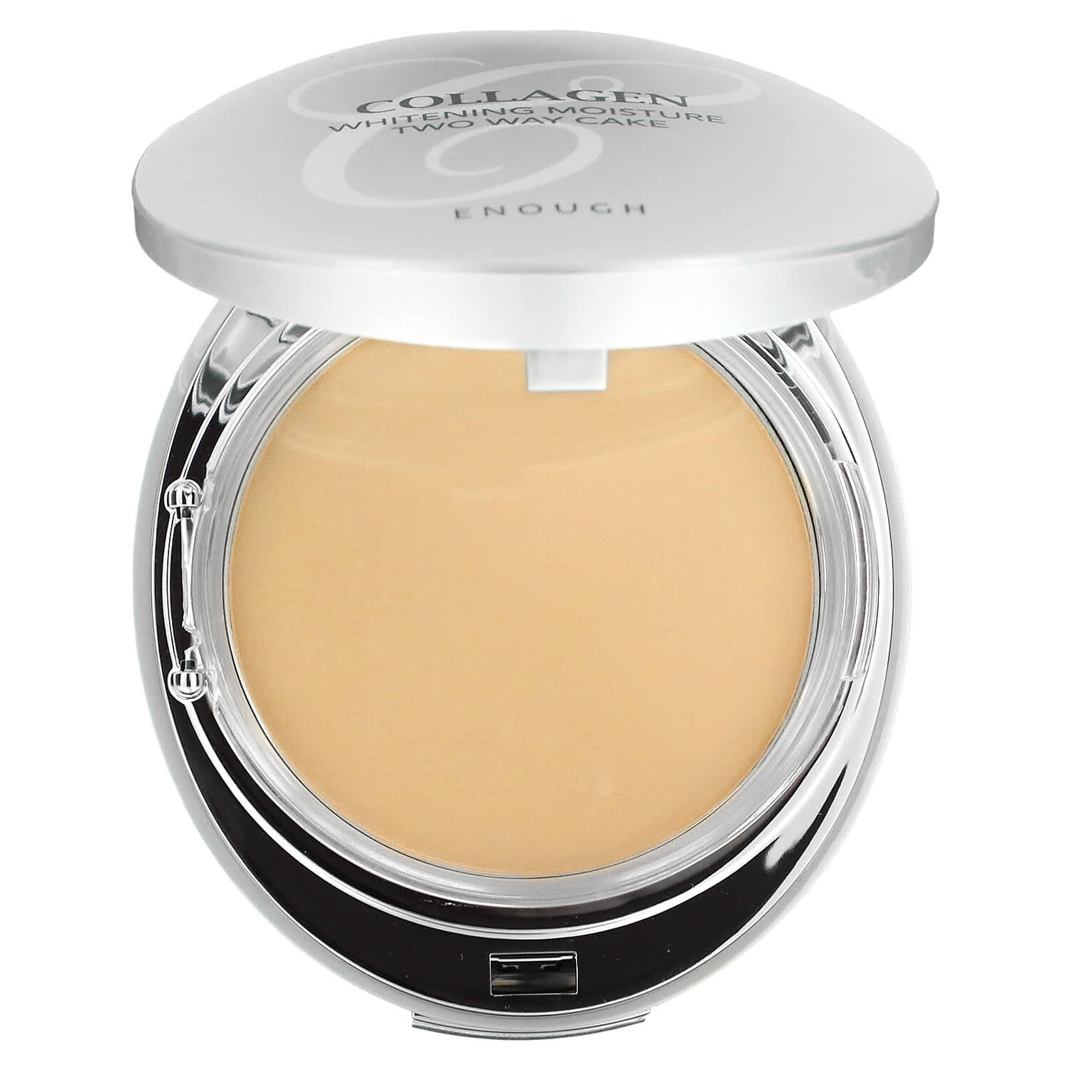 

Collagen, Whitening Moisture Two Way Cake, SPF 28 PA ++, # 21, 26 г, Enough