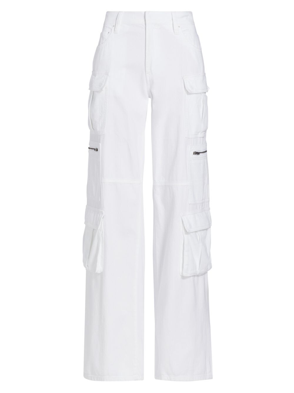 

Брюки-карго Cay Baggy Alice + Olivia, белый